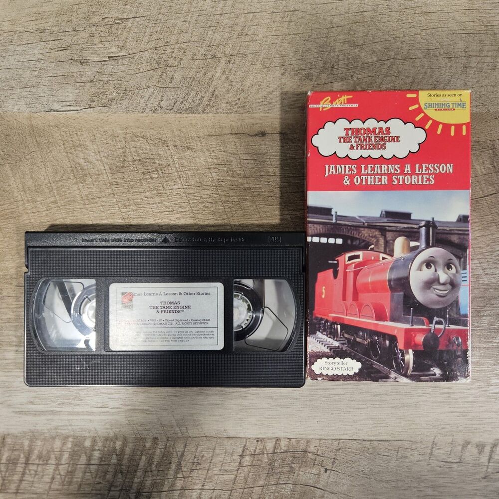 Thomas the Tank Engine & Friends James Learns a Lesson VHS 1985 Video Tape Train